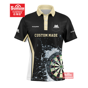 100% polos de rugby de <span class=keywords><strong>cricket</strong></span> en polyester sublimé Golf chemise en maille à motif personnalisé avec logo polo pour hommes de fléchettes - Product Image 5