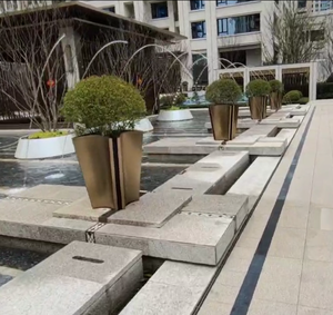 <span class=keywords><strong>Fontaine</strong></span> d'extérieur design artistique éclairée par LED Jet de saut coloré <span class=keywords><strong>à</strong></span> la mode avec système de contrôle numérique - Product Image 4