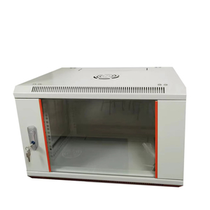 ตู้แร็คเครือข่าย IT ขนาด 19 นิ้ว 6U 9U สีเทา RAL7035 สีดำ RAL9004 แบบติดผนัง ประตูกระจก - Product Image 1