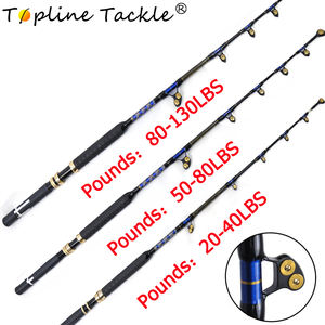Caña de Pesca Curricán Eliminator con Talonera de Nailon para Barco en Agua Salada de Mar Profundo 130 lb para Atún de Caza Mayor - Product Image 2