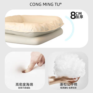 Tabouret de pédicure bleu pour salon de beauté moderne Chaise de technicien de pédicure à ongles avec roues à rotation hydraulique - Product Image 5