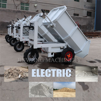 Chariot électrique JINWANG Mini camion à benne basculante électrique chariot de ferme électrique moteur haute puissance pour l'exploitation minière