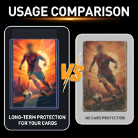 Prime Fit P178 35pt Top Loaders Cards Premium 3x4 Inch Trading Card Clear PVC Protectors Sleeves with UV Protection