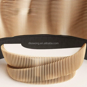 Q223 Table d'accueil créative moderne en bois tranché réception pour hôtels écoles Clubs Salons de beauté et réceptions - Product Image 2