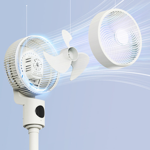 Hot bán điện mạnh mẽ lưu thông không khí điện kỹ thuật số + Điều khiển từ xa tầng thường vụ Fan - Product Image 3