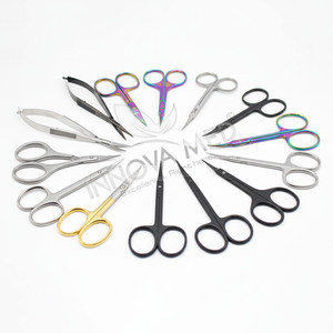 Tijeras de cutícula profesionales, extra finas y extra afiladas con superficie de corte curvado extra fino - Product Image 1