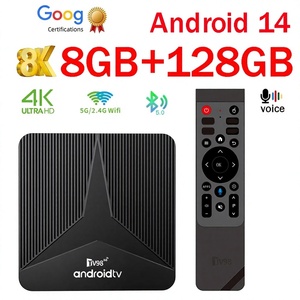 Boîtier TV intelligent Android 4K UHD 8K HDR10+ avec assistant vocal Google TV, décodeur TV98 8 Go 128 Go <span class=keywords><strong>IPTV</strong></span> en plastique - Product Image 2