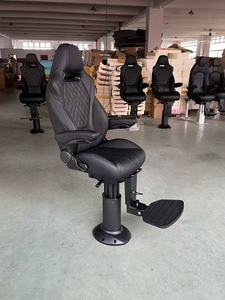 Sedile per Barca con Schienale, Braccioli e Poggiatesta Regolabili, Colore Personalizzabile, Sedia Pilota con Sospensione - Product Image 4