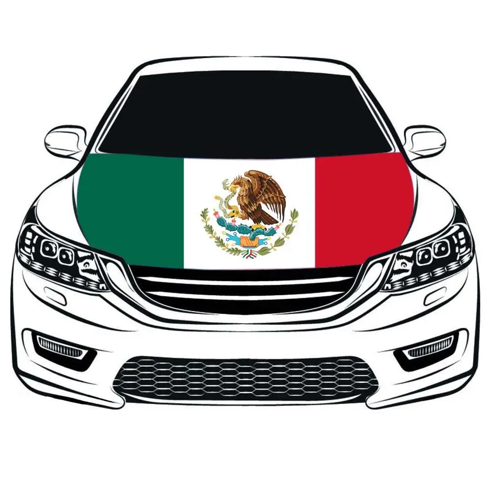 Cubierta de capó de coche, cubierta de Motor Nacional de México, Bandera de México, gran oferta