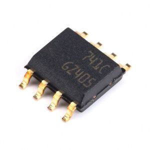 Puces UA741CDT SOP-8 d'origine à bas prix, amplificateur opérationnel simple à faible consommation, composants électroniques IC - Product Image 1