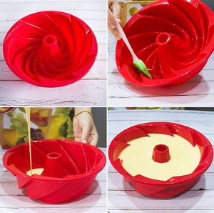 Vente chaude Amzaon Silicone De Qualité Alimentaire Cannelé Livre Jello <span class=keywords><strong>Moules</strong></span> De Cuisson Antiadhésif Tube Rond Moule À Gâteau Moule pour Jello Gâteau Outils - Product Image 5