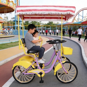 Cuatriciclo de Cuatro Plazas <span class=keywords><strong>Ligero</strong></span>, Estable y Duradero de Primera Calidad para Parques de Atracciones y Viajes de Entretenimiento Familiar - Product Image 1