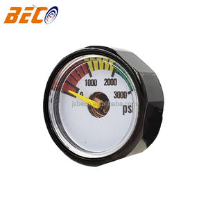 25mm 1 Zoll Black Micro Gauge 3000psi Manometer für Paintball PCP Air - Product Image 5