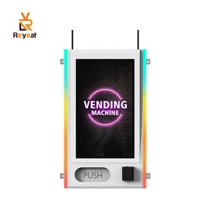 32 Inch Touch Screen Wall Mounted Small Vending Machine Mini Tobacco Cbd Age Verification Vending Machine With Card Reader