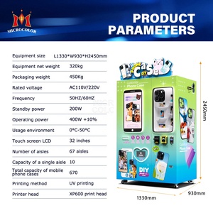 Máquina Expendedora de Impresión Instantánea de Carcasas para Teléfonos con Diseño Personalizado, Servicio de Autoservicio las 24 Horas, Impresora UV para Carcasas de Teléfonos para Supermercados - Product Image 2