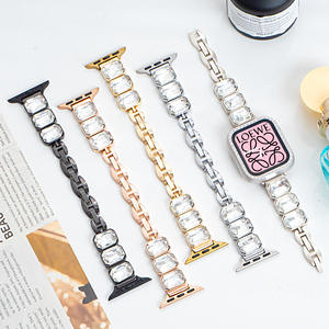 Bracelet de glace en diamant de haute qualité de luxe pour <span class=keywords><strong>Apple</strong></span> IWatchs9 bracelet de montre intelligente S10 produits 9/8/<span class=keywords><strong>7</strong></span>/SE femmes - Product Image 1