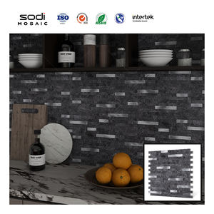 Papel tapiz de tienda comercial mosaico autoadhesivo <span class=keywords><strong>3D</strong></span> Peel and Stick Strip azulejos de pared para Backsplash - Product Image 5