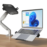 Support d'extension réglable robuste pour ordinateur portable de 11 à 18 pouces avec glissière de 460 mm pour bureau de jeu