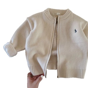 Tongxingyuan Boys Fleece Lined Knitted <b>Cardigan</b> <b>Thick</b> Winter Sweater Full Sleeve With Label And Tags - Product Image 5