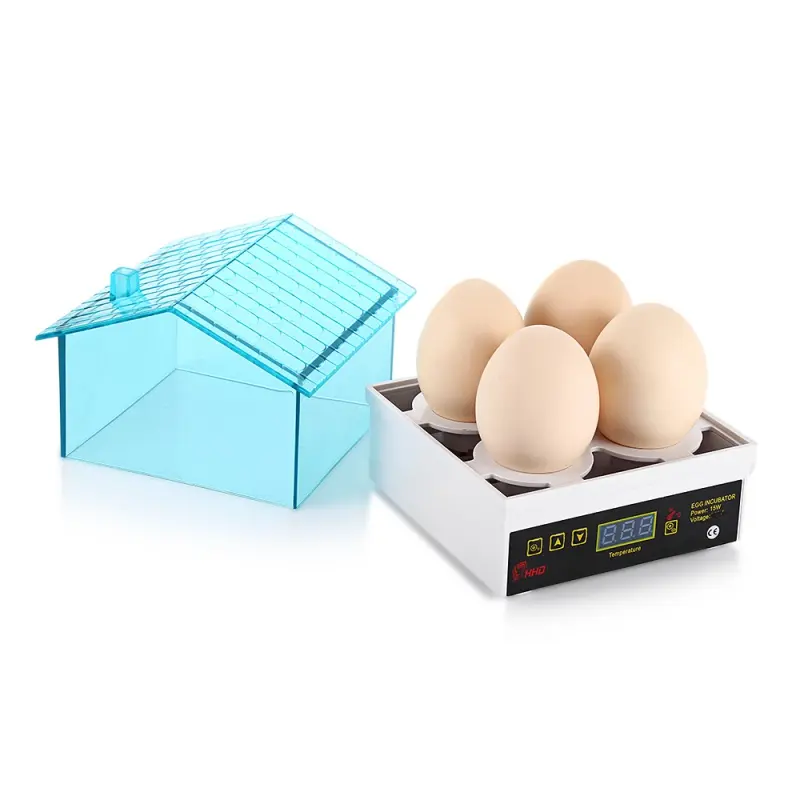 حاضنة البيض, ماكينة تفريخ أوتوماتيكية بالكامل ، ماكينة صغيرة للأطفال ، رقمية بـ 4 بيض ، سعة تفريخ لتفريخ البيض