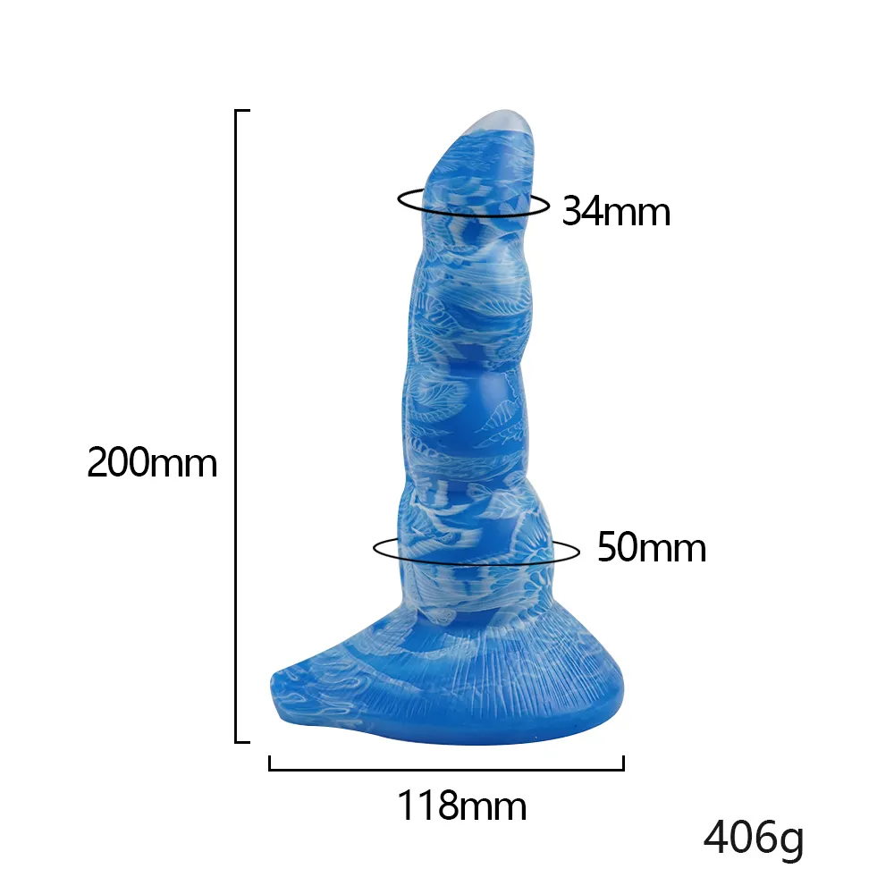 Sexbay spina anale posteriore morbida a forma speciale silicone liquido fantasia grande animale simulato dildo pene giocattolo del sesso dildo per le donne