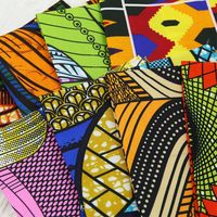 Cire de tissu africain Ankara en polyester imprimé doux de qualité supérieure pour le matériel de vêtements