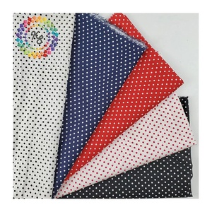 Thiết Kế Cổ Điển Phong Cách Cổ Điển Chấm Bi 100% Bông <span class=keywords><strong>Poplin</strong></span> In Vải Cho Ăn Mặc - Product Image 1