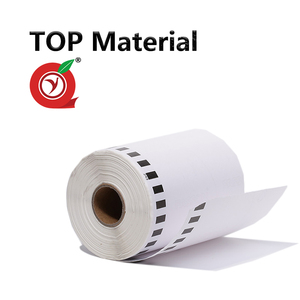 Máquina de Impressão de Etiquetas por Atacado, Papel Adesivo Térmico, Etiquetas de Código de Barras Brother DK-22243, Adesivo Forte, Tipo Retangular, Branco - Product Image 2