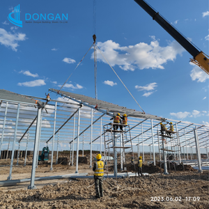 Bâtiment d'élevage mobile à structure <span class=keywords><strong>en</strong></span> acier économique pour volailles, porcs, chèvres, bovins <span class=keywords><strong>en</strong></span> <span class=keywords><strong>Chine</strong></span> - Product Image 2