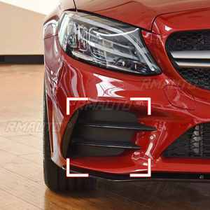 Par de Cubiertas Decorativas para Faros Antiniebla Delanteros, para Mercedes-Benz Clase C W205 C180 C260 C300 para AMG 2019+ - Product Image 4