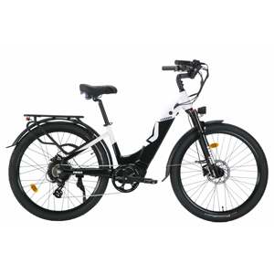 Vélo électrique CYSUM pour femmes, cadre en aluminium, pneus de 27,5 pouces, moteur arrière de 500 W, 25 km/h, 8 vitesses, autonomie de 50 km, vitesse maximale de 25 km/h - Product Image 3