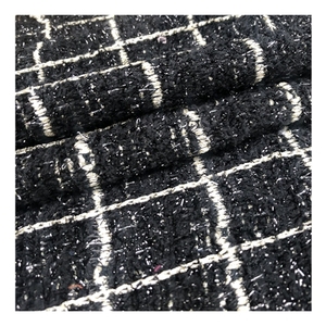 Gucci Sang Trọng Lurex Kim Loại Siêu Mềm Cho Vải Tweed Boucle Len Vải Áo Khoác Áo Khoác Áo Len - Product Image 5