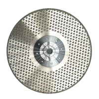 Disque de coupe diamanté étoile Triangle double face de qualité supérieure 5 "6" pour lame de scie diamantée en granit 125/150mm avec bride M14