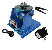 10kg Lassen Klepstandsteller met gun stand 80mm chuck Kleine Draaitafel SS Tig Lasser Apparatuur