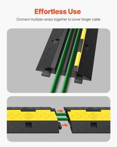 2 канала, 1500 фунтов на ось, защитный шнур, рампа, подъездная дорожка, резиновые скоростные удары, защита кабеля - Product Image 2