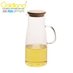 Piatto in acciaio inox coperchio brocca di <span class=keywords><strong>vetro</strong></span> iced tea brocca di <span class=keywords><strong>acqua</strong></span> brocca bevanda <span class=keywords><strong>caraffa</strong></span> 1.5L - Product Image 6