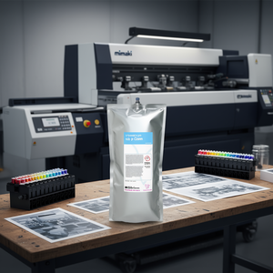 Solvant Easy SS21 pour encre Mimaki JV33 JV34 JV150 JV300 CJV, sac de 1 L pour encres d'impression - Product Image 3