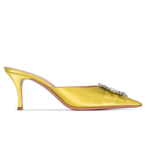 Scarpe da Donna Casual in Raso con Punta a Spillo, Fiore in Strass, Tacco Alto o Basso, <span class=keywords><strong>Eleganti</strong></span> Décolleté da Cerimonia - Product Image 4