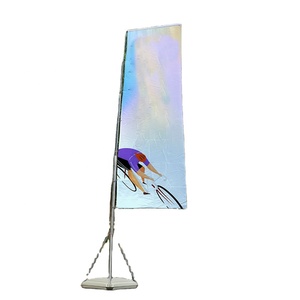 Campione disponibile nero appeso Pongee materiale di iniezione di acqua <span class=keywords><strong>bandiera</strong></span> con <span class=keywords><strong>stampa</strong></span> digitale <span class=keywords><strong>bandiera</strong></span> <span class=keywords><strong>su</strong></span> un palo titolare - Product Image 1