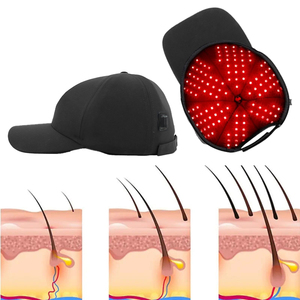 หมวก/แคปเลเซอร์บำบัดด้วยแสงสีแดง 660nm 850nm สำหรับการเจริญเติบโตของเส้นผม  รับทำโลโก้ตามสั่ง สำหรับผู้ชาย/ผู้หญิง - Product Image 1