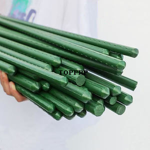 Tubo de acero recubierto de plástico, soporte para plantas de jardín, palo trepador - Product Image 1