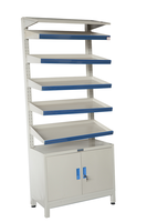 Support de plateau médical simple face Hochey Medical en acier laminé à froid, 5 tiroirs, capacité de charge de 10 kg, étagère de rangement pour médicaments