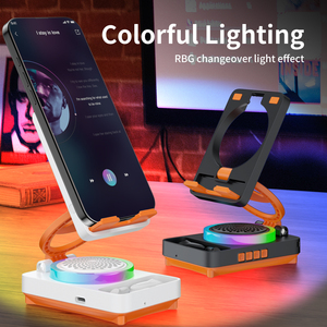 Soporte portátil para teléfono móvil 3 en 1 con altavoz inalámbrico y auriculares BT TWS, soporte plegable para teléfono ligero y colorido para IOS Android - Product Image 6