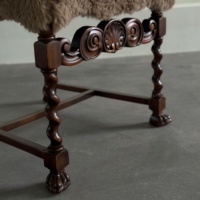 Vente directe d'usine, chaise classique sculptée à la main, design rétro américain, art créatif, personnalité, peut être personnalisée