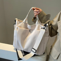 Sac fourre-tout Oxford léger et de grande capacité pour femme, sac à bandoulière décontracté avec plusieurs poches pour les voyages, le shopping, l'école et le quotidien