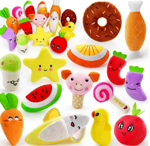 Juguetes de Peluche para Perros, Resistentes a Mordidas, Divertidos e Interactivos, con Sonido, de Tela y Relleno de Algodón PP, para Masticar, Venta al Por Mayor de Fábrica - Product Image 1