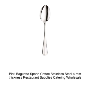 Pinti Baguette <b>Spoon</b> <b>Coffee</b> Stainless Steel 4 mm thickness Restaurant Supplies Catering Wholesale - Product Image 2