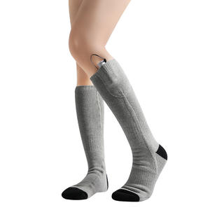 स्टॉक में सर्दियों गर्म पुरुषों समारोह पैर मालिश विद्युत बैटरी गर्म मोजे - Product Image 5