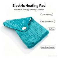 Coussin chauffant électrique portable à design pliable pour thérapie par chaleur humide et soulagement corporel