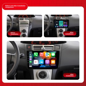 Estéreo para Auto Android Doble DIN 4+64G de 9 Pulgadas con <span class=keywords><strong>Carplay</strong></span> y Android Auto para Toyota <span class=keywords><strong>Yaris</strong></span> / Vizi 2005-2011, IPS, DSP, GPS, RDS, WIFI - Product Image 3